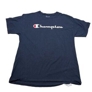 Champion Navy T-Shirt Size Large
